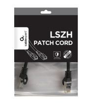 foto de CABLE RED S-FTP GEMBIRD CAT 6A LSZH NEGRO 0,25 M