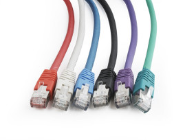 foto de CABLE RED S-FTP GEMBIRD  CAT 6A LSZH VIOLETA 0,5 M