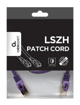 foto de CABLE RED S-FTP GEMBIRD  CAT 6A LSZH VIOLETA 0,5 M