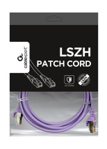 foto de CABLE RED S-FTP GEMBIRD  CAT 6A LSZH VIOLETA 1 M