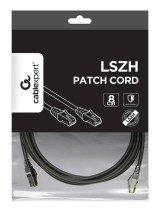 foto de CABLE RED S-FTP GEMBIRD  CAT 8 LSZH NEGRO 3 M