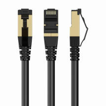 foto de CABLE RED S-FTP GEMBIRD  CAT 8 LSZH NEGRO 3 M