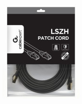 foto de CABLE RED S-FTP GEMBIRD CAT 8 LSZH NEGRO 7,5 M