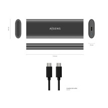 foto de CARCASA HDD AISENS ASM2-015GR M.2 GRIS