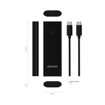 foto de CARCASA HDD AISENS ASM2-020B M.2 NEGRA