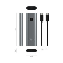 foto de CARCASA HDD AISENS ASM2-021GR M.2 GRIS