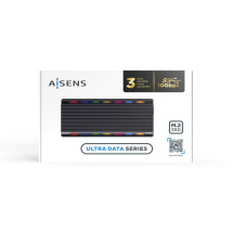 foto de CARCASA HDD AISENS ASM2-RGB012B M.2 NEGRA