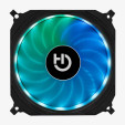foto de VENTILADOR CAJA HIDITEC GAMING ARGB N-10 ARGB 120 MM