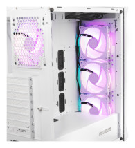 foto de CAJA GAMING GENESIS IRID 505 ARGB V2 ATX MEDIATORRE 2XUSB3.0/2.0 BLANCA SIN PSU