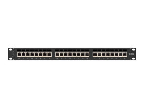 foto de PATCH PANEL 24 PORT 1U 19 CAT.6A FTP BLACK LANBERG