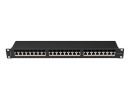 foto de PATCH PANEL 24 PORT 1U 19 CAT.6A FTP BLACK LANBERG