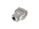 foto de CONECTOR KEYSTONE LANBERG TOOLLESS RJ45 A LSA CAT.6 FTP 180 GRADOS