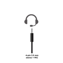 foto de AURICULARES GAMING GEMBIRD GHS-05-O NARANJA NEGRO MICROFONO ALAMBRICO JACK 3.5MM