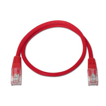 foto de CABLE DE RED AISENS LATIGUILLO RJ45 CAT.6 UTP AWG24 ROJO 0.5M