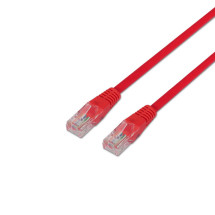 foto de CABLE DE RED AISENS LATIGUILLO RJ45 CAT.6 UTP AWG24 ROJO 3.0M