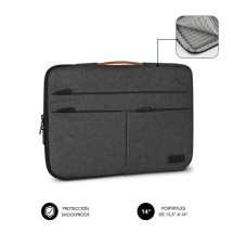 foto de FUNDA PORTATIL SUBBLIM AIR PADDING 360 SLEEVE 13,3-14 DARK GREY