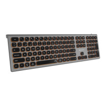 foto de TECLADO SUBBLIM KEYBOARD MASTER BLUETOOTH RETROILUMINADO GREY/BLACK