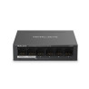 foto de SWITCH MERCUSYS MS106LP 6 PUERTOS 10/100MBPS Y 4 PUERTOS POE+