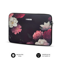 foto de FUNDA PORTATIL SUBBLIM TRENDY SLEEVE NEO FLOWERS 13,3-14