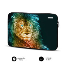 foto de FUNDA PORTATIL SUBBLIM TRENDY SLEEVE NEO LION 15,6