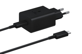 foto de CARGADOR RAPIDO SAMSUNG EP-T4510 45W USB-C CON CABLE NEGRO