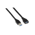 foto de CABLE USB 3.0 AISENS TIPO A M-A H NEGRO 1.0M