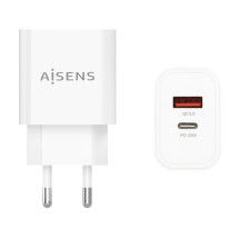 foto de CARGADOR AISENS 20W 1xUSB-C PD3.0 1xUSB-A QC3.0 BLANCO