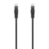 foto de CABLE RED AISENS LATIGUILLO RJ45 LSZH CAT.6A UTP AWG24 30CM NEGRO