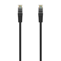 foto de CABLE RED AISENS LATIGUILLO RJ45 LSZH CAT.6A UTP AWG24 1.0M NEGRO