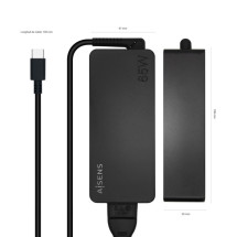 foto de CARGADOR AISENS 65W PD3.0 1XUSB-C 1.8M NEGRO