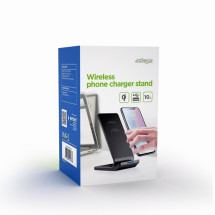foto de SOPORTE DE TELEFONO GEMBIRD CON CARGADOR INALAMBRICO , 10 W, COLOR NEGRO