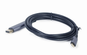 foto de CABLE ADAPTADOR GEMBIRD USB TIPO C A DISPLAYPORT MACHO, GRIS ESPACIAL, 1,8 M