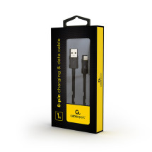 foto de CABLE DE CARGA Y DATOS GEMBIRD DE 8 PINES, 1 M, NEGRO