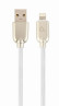 foto de CABLE DE DATOS Y CARGA GEMBIRD 8 PINES DE CAUCHO PREMIUM, 2M, BLANCO