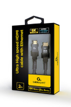 foto de CABLE TRENZADO HDMI 2.1 8K 60HZ GEMBIRD SELECT PLUS SERIES CON ETHERNET 2M NEGRO