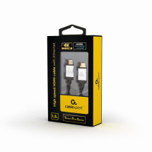 foto de CABLE TRENZADO HDMI 2.0 4K 60HZ GEMBIRD SELECT PLUS CON ETHERNET 1.5M NEGRO