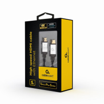 foto de CABLE TRENZADO HDMI 2.0 4K 60HZ GEMBIRD SELECT PLUS SERIES CON ETHERNET 5M NEGRO