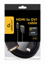 foto de CABLE HDMI GEMBIRD A DVI MACHO-MACHO CON CONECTORES 4.5M