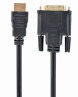 foto de CABLE HDMI GEMBIRD A DVI MACHO-MACHO CON CONECTORES 4.5M