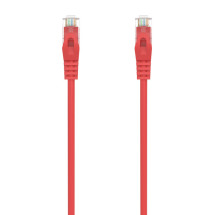 foto de CABLE RED AISENS LATIGUILLO RJ45 LSZH CAT.6A UTP AWG24 25CM ROJO