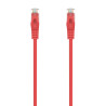 foto de CABLE RED AISENS LATIGUILLO RJ45 LSZH CAT.6A UTP AWG24 30CM ROJO