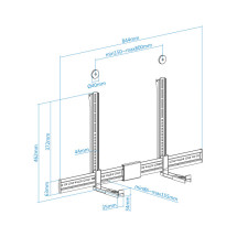 foto de SOPORTE TOOQ PARA BARRA DE SONIDO UNIVERSAL