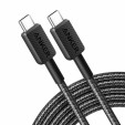 foto de CABLE ANKER 322 USB-C TO USB-C CABLE 0.9M TRENZADO