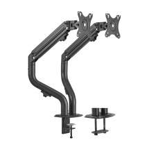 foto de SOPORTE MONITOR AISENS CONTRAPESO GIRATORIO INCLINABLE 2 MONITOR TV 8KG 17”-32”