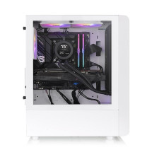foto de CAJA THERMALTAKE S200 TG ATX 2XUSB 3.0 ARGB SIN FUENTE BLANCO