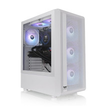 foto de CAJA THERMALTAKE S200 TG ATX 2XUSB 3.0 ARGB SIN FUENTE BLANCO