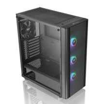foto de CAJA THERMALTAKE V250G ARGB AIR ATX 2XUSB 3.0 SIN FUENTE NEGRO