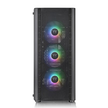 foto de CAJA THERMALTAKE V250G ARGB AIR ATX 2XUSB 3.0 SIN FUENTE NEGRO