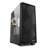 foto de CAJA MIDI ATX SHARKOON VS8 RGB 2USB-A 1XVENT 120MM S/F FUENTE NEGRO