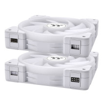 foto de VENTILADOR CAJA THERMALTAKE SWAFAN EX14 ARGB PACK 3UDS BLANCO